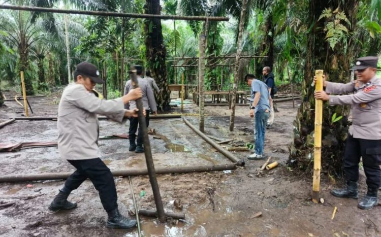Polsek Muara Sabak Timur Bergerak Cepat Berantas Dugaan Arena Sabung Ayam di Tanjab Timur