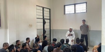 Binrohtal Rutin di Rutan Polres Tanjab Barat, Bentuk Pembinaan Humanis bagi Warga Binaan