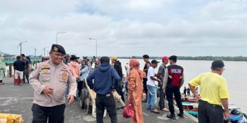 Libur Akhir Pekan, Polisi Hadir Jaga Keamanan Objek Wisata di Tanjab Barat