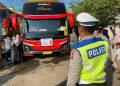 Polres Tebo Kawal Keberangkatan 119 Calon Jamaah Haji Kloter 24 Kabupaten Tebo