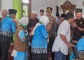 Polres Bungo Kawal Ketat Pemberangkatan 189 Jamaah Calon Haji Kloter 25 ke Asrama Haji Jambi