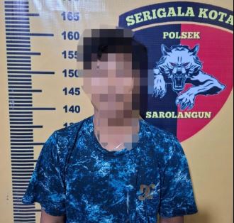 Tim Srigala Polsek Sarolangun Amankan Pelaku Pencurian Sawit di Ladang Panjang