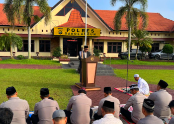 Polda Jambi Gelar Shalat Idul Adha 1447 H dan Sembelih 22 Hewan Kurban