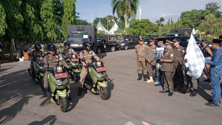 Walikota Maulana Lepas Satgas Bahagia Wilayah Kecamatan se-Kota Jambi