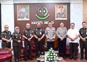 Kapolda Jambi Sambangi Kejati, Perkuat Sinergi Penegakan Hukum dan Implementasi KUHP-KUHAP