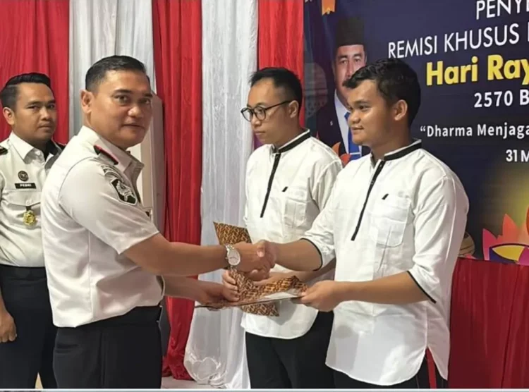 Enam Warga Binaan Lapas Kelas IIA Jambi Terima Remisi Waisak, Bukti Pembinaan Berjalan Optimal