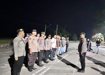 Antisipasi Balap Liar, Polsek Sekernan Gelar Lomba Balap Lari 50 Meter