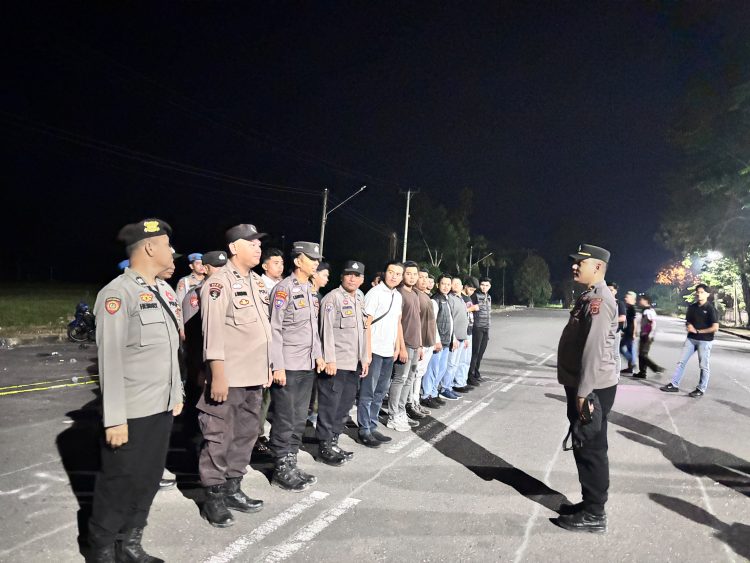 Antisipasi Balap Liar, Polsek Sekernan Gelar Lomba Balap Lari 50 Meter