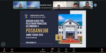 Kemenkum Jambi Gelar Pelatihan Paralegal 2026, Perkuat Akses Bantuan Hukum bagi Masyarakat