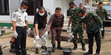 Lapas Perempuan Kelas IIB Jambi Ikut Serta dalam Pemusnahan Barang Bukti Kejari Muaro Jambi
