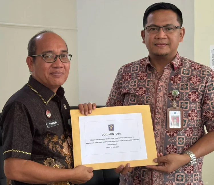 Kanwil Kemenkum Jambi Harmonisasi Dua Rancangan Regulasi Tanjabbar, Perkuat Arah Pembangunan dan Tata Kelola ASN