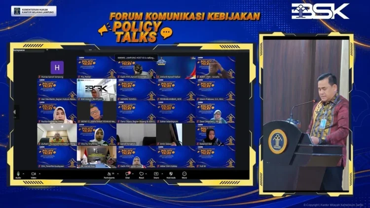 Kanwil Kemenkum Jambi Ikuti Policy Talks 2026, Perkuat Kapasitas Analis Kebijakan Berbasis Bukti