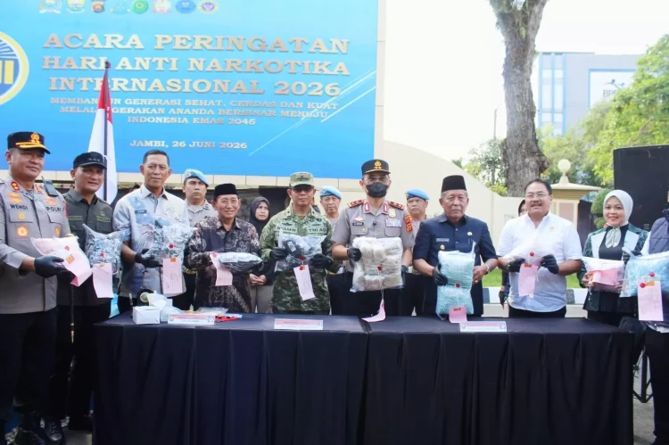Danrem 042/Garuda Putih Hadiri HANI 2026, Tegaskan Komitmen Perang Melawan Narkoba