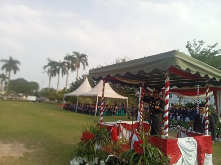 Gubernur Jambi Dr.H.Alharis dan Wakil gubernur Jambi Drs.Abdullah Sani M.Pd Hadiri Upacara Peringatan Hari Lahir Pancasila Tahun 2026