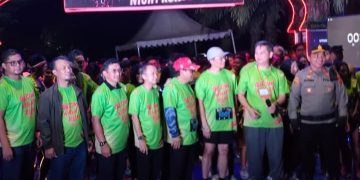 Polres Muaro Jambi Pastikan CRJ Glow Night Fun Run 2026 Berlangsung Aman Dan Kondusif