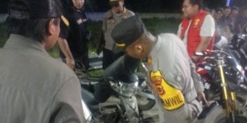 KRYD Polsek Mestong Berlangsung Hingga Dini Hari, Situasi Kamtibmas Tetap Kondusif