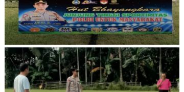 Sambut Hari Bhayangkara ke-80,Kapolsek Kumpeh Ilir AKP Sunardi, S.H. Secara Resmi Membuka Turnamen Sepak Bola