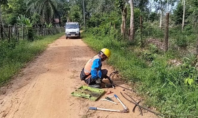 Warga Muaro Jambi Resah, Pencurian Kabel PLN Kembali Sebabkan Pemadaman Listrik