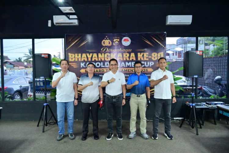 Kapolda Jambi Cup Billiard Tournament 2026 Resmi Dibuka, Perkuat Sinergitas TNI-Polri dan Sportivitas