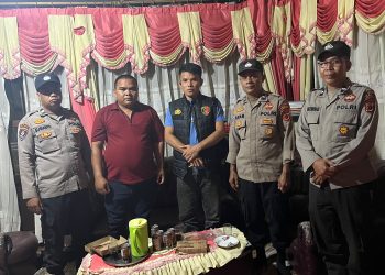 Respon Cepat Polsek Jaluko Tindak Laporan Pencurian Kayu Bulian di Desa Senaung