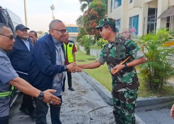 Danrem 042/Garuda Putih Sambut Wamenaker RI di Jambi, Perkuat Sinergi Pusat dan Daerah di Bidang Ketenagakerjaan