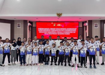 Polres Muaro Jambi Lepas Atlet Karate INKANAS untuk Berlaga di Kejuaraan Nasional Piala Presiden RI 2026 di Lampung