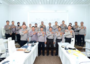 Polda Jambi Terima Kunjungan Tim Puslitbang Polri, Teliti Optimalisasi Almatsus Dalmas dan Ketahanan Pangan