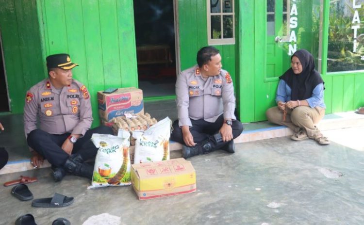 Sambut HUT Bhayangkara ke-80, Polres Tanjab Barat Gelar Bakti Sosial di Panti Asuhan Yayasan Melati