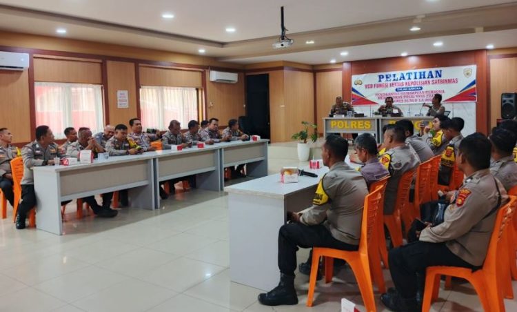 Polres Bungo Tingkatkan Kompetensi Bhabinkamtibmas Melalui Pelatihan Fungsi Teknis Binmas