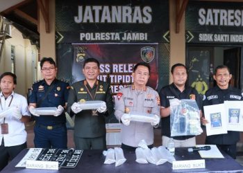 Polresta Jambi Gagalkan Penyelundupan 47.872 Benih Lobster Senilai Rp7,1 Miliar, Dua Pelaku Ditangkap