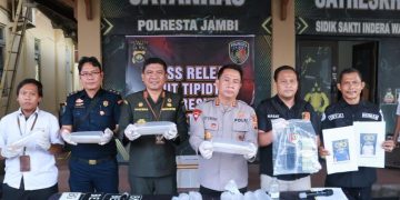 Polresta Jambi Gagalkan Penyelundupan 47.872 Benih Lobster Senilai Rp7,1 Miliar, Dua Pelaku Ditangkap