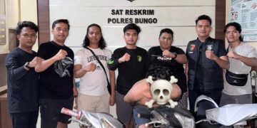 Tim GUNJO Polres Bungo Ungkap Kasus Curanmor, Satu Pelaku dan Tiga Motor Diamankan