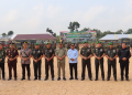 Kapolres Tebo Hadiri Sertijab Danyonif TP 844/KB, Tegaskan Komitmen Sinergitas TNI-Polri Jaga Kamtibmas