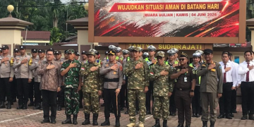 Apel Kebangsaan Sabuk Kamtibmas, Kapolres Batanghari Dorong Partisipasi Warga Menjaga Kamtibmas