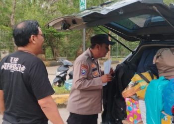 Polri Lakukan Pengamanan Ketat Kedatangan KMP Satria Pratama di Pelabuhan Roro Kuala Tungkal, Pastikan Situasi Aman dan Kondusif