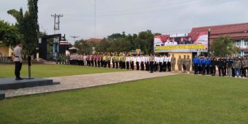 Kapolres Tanjab Timur Pimpin Apel Kebangsaan Sabuk Kamtibmas, Perkuat Sinergi Jaga Kondusivitas Daerah