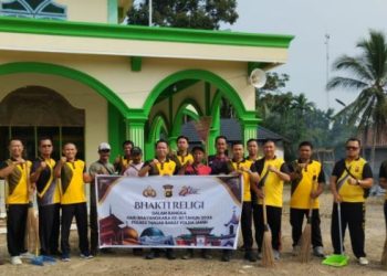 Polsek Mestong Gelar Bakti Religi di Klenteng Liang Hiang