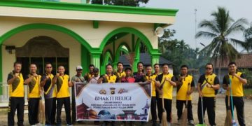 Polsek Mestong Gelar Bakti Religi di Klenteng Liang Hiang