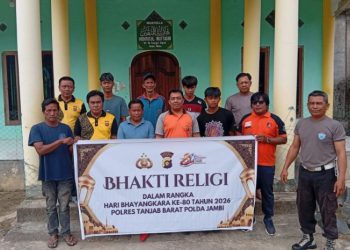 Polsek Mestong Gelar Bakti Religi di Klenteng Liang Hiang