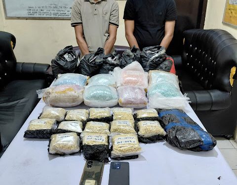 Polres Sarolangun Ungkap Jaringan Peredaran Narkoba Lintas Provinsi, 2 Tersangka dan 53 Ribu Butir Ekstasi Diamankan