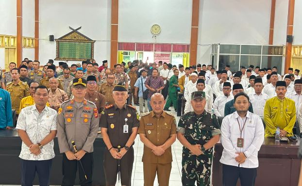 Kapolres Bungo Hadiri Deklarasi Pilrio Serentak, Ajak Masyarakat Jaga Demokrasi Desa yang Aman dan Damai