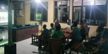 Polsek Pamenang Gelar Nobar Piala Dunia 2026, Wujud Kedekatan Polri dengan Masyarakat