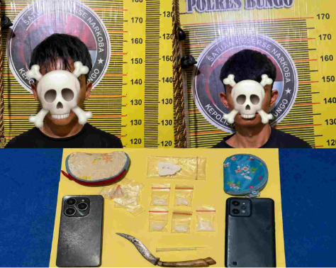 Satresnarkoba Polres Bungo Ungkap Dugaan Peredaran Sabu, Dua Terduga Pelaku Diamankan