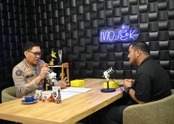 Kabid Humas Polda Jambi Paparkan Rangkaian Hari Bhayangkara ke-80 dan Program Presisi dalam Podcast Bersama Tribun Jambi