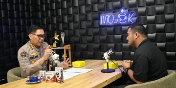 Kabid Humas Polda Jambi Paparkan Rangkaian Hari Bhayangkara ke-80 dan Program Presisi dalam Podcast Bersama Tribun Jambi