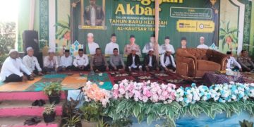 Peringati Tahun Baru Islam, Sat Binmas Polres Tebo Hadiri Pengajian Akbar Bersama Ribuan Jamaah