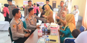 Polres Sarolangun Gelar Donor Darah dan Layanan Kesehatan Gratis Sambut Hari Bhayangkara ke-80