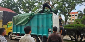 Polda Jambi Ungkap Perdagangan Pupuk Urea Bersubsidi Ilegal, Empat Tersangka dan 7,35 Ton Barang Bukti Diamankan