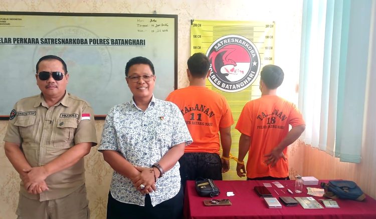 Satresnarkoba Polres Batang Hari Ungkap Peredaran Sabu di Muara Bulian, Dua Terduga Pelaku Diamankan