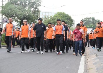 Polda Jambi Gelar Olahraga Bersama TNI – Polri dan Masyarakat, Perkuat Sinegritas Menuju Hari Bhayangkara Ke-80